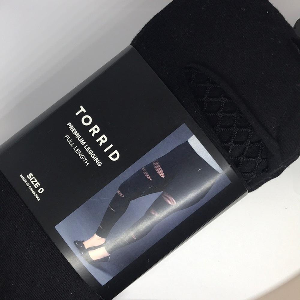 Torrid new black leggings size 0